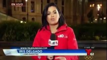 Reportera de Telemundo es agredida en directo