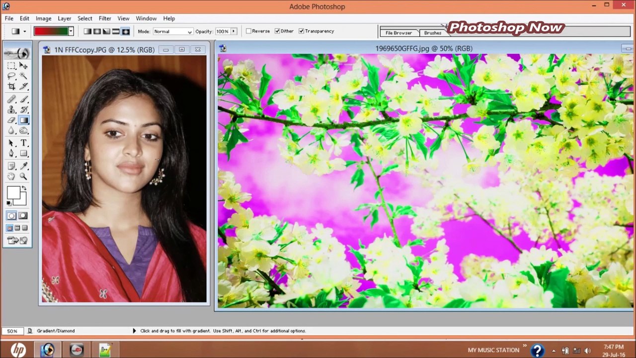 HOW TO USE GRADIENT TOOL | RIGHT CONCEPT OF GRADIENT TOOL IN PHOTOSHOP | PHOTOSHOP NOW | HD
