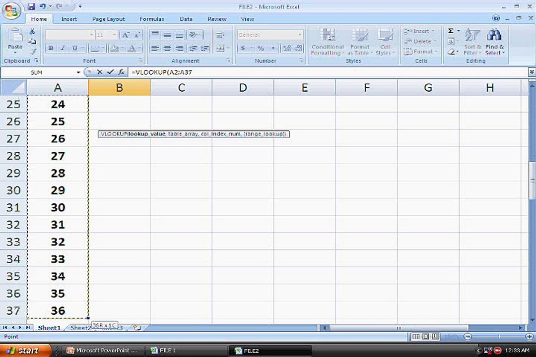 vlookup