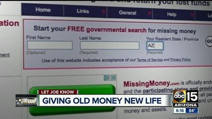 New website offers information about unclaimed money