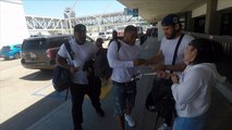 Rap Star Nelly Looking Big And Buff At LAX