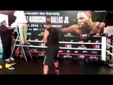 MIKE BALOGUN SHADOWBOXING AT MEDIA DAY IN DC EsNews Boxing