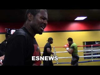 shane mosley seconds after going all out in sparring with porter EsNews Boxing