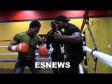 shawn porter lands monster shots on kenny porter NO body shield - EsNews Boxing