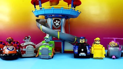 Paw Patrol Chase Rocky Marshall Save Disney cars Burnt Lightning McQueen Mater the Greater