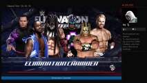 Jeff hardy vs Kallisto vs Kofi kingsten vs Rey mystero vs Christan vs Finn Balor Elimination chamber (146)