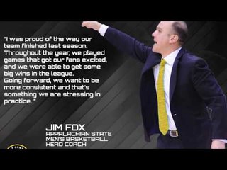 2015-16 Men's Basketball Media Telconference: Appalachian State Head Coach Jim Fox