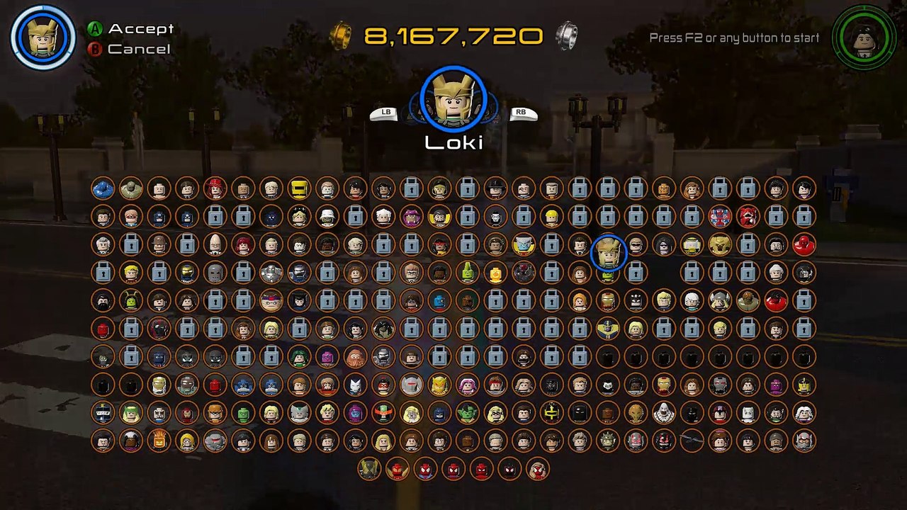 LEGO Marvel's Avengers 100% Guide Washington DC (Stan Lee, Character Tokens, Gold Bricks)