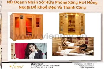 Nữ doanh nhân sở hữu phòng xông hơi hồng ngoại để khỏe đẹp và thành công