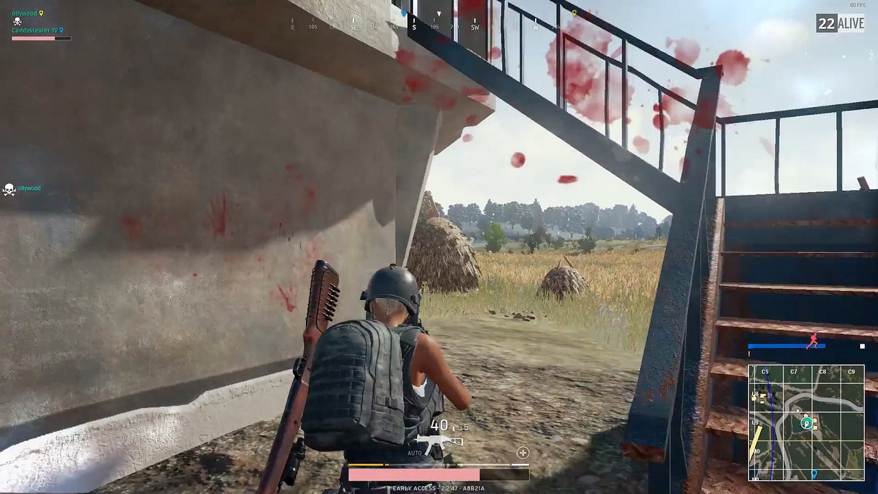 Battlegrounds: Killing off members of the flying squad, one by one.