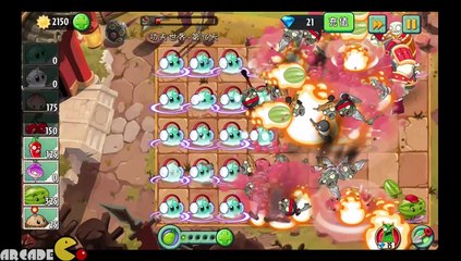 Plants Vs Zombies 2 Kung World  Iceberg Lettuce Vs Zomboss (China IOS Version)