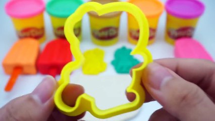LEARN COLORS w Play Doh Ice Cream Peppa Pig Molds & Video Learning Colors for Children
