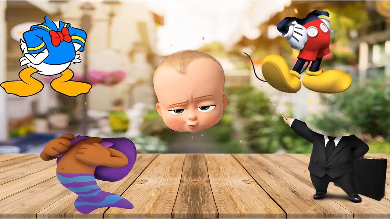 Learn Colors w Wrong Body i Mickey Mouse Boss Baby Bubble Guppies Video Learning Colors for Children