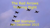 The Red Arrows Training Flight at RAF Scampton 4th December 2015