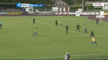 Beau centre tir sur la barre