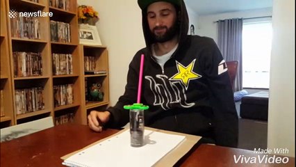 Fidget spinner trick shot