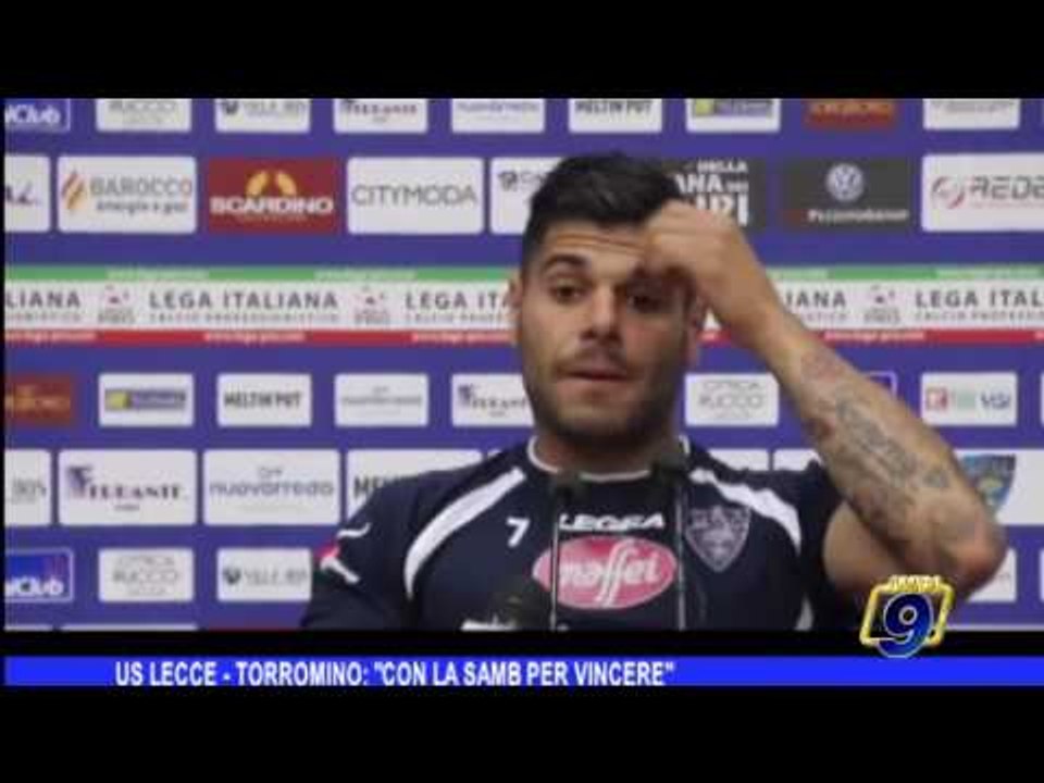 Us Lecce |  Torromino: "Con la Samb per vincere"