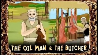 The Oil Man & The Butcher Urdu Hindi Cartoon For Kids
