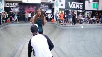Ce skateur a fait une demande en mariage particulièrement originale