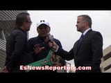 HOPKINS, DE LA HOYA, LEWIS, HOLYFIELD & DURAN BREAK DOWN CANELO VS KHAN - EsNews Boxing