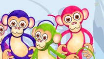 Rhyme with Lyrics Baby Nursery Rhymes -Five Little Monkeys Jumping on the Bed Nursery