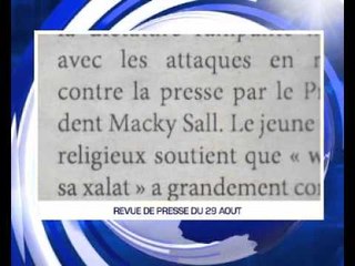 REVUE DE PRESSE WLF DU 29 AOUT 2014