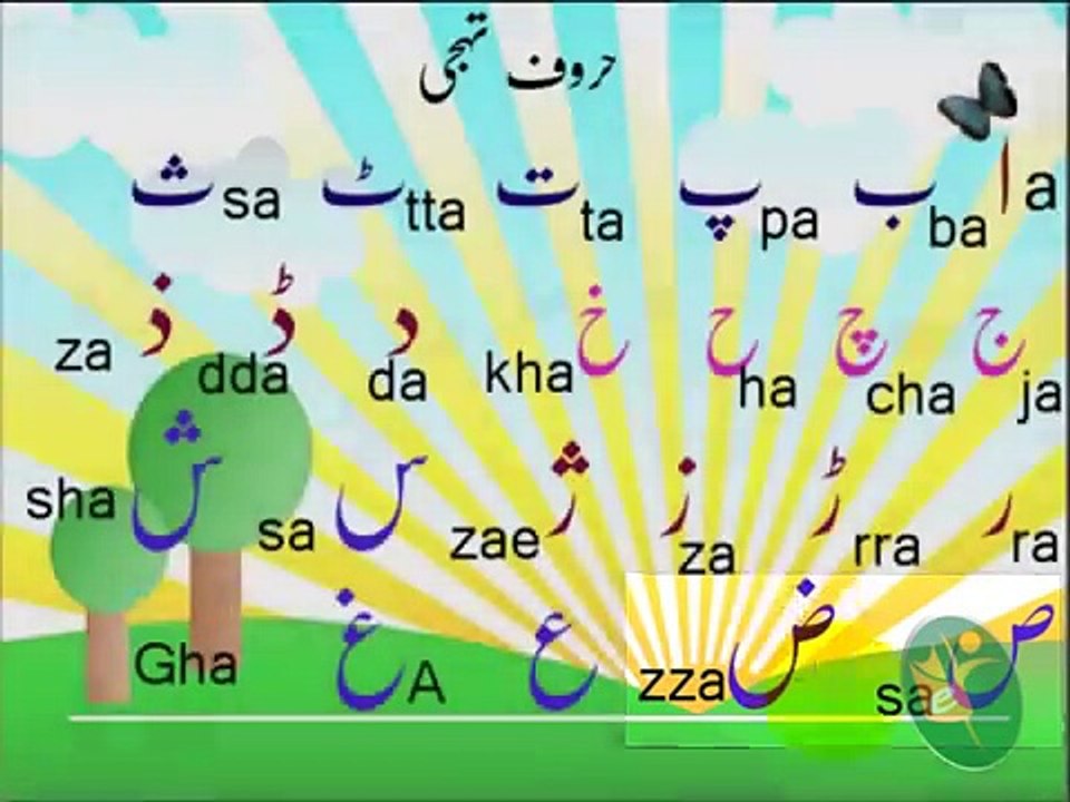Urdu Alphabets Haroof-e-Tahaji Revision Part 35