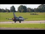 F16 Fighting Falcon leaving RAF Waddington