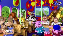 The Wheels On The Bus Go Round And Round - English Nursery Rhymes for Children, Kids and Babies
