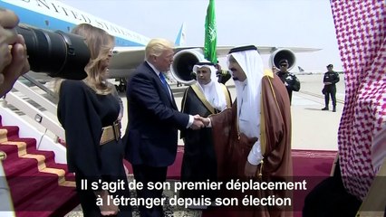 Donald Trump entame à Ryad son premier déplacement à l'étranger