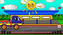 Cars cartoons. Learn numbers with  Helpy the truck. Cars ghfhfracing cartoon. Educ