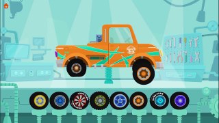 Dinosaur Rescue Tractors - Kids Learn About Rescue Vehicles - Educgfgfd