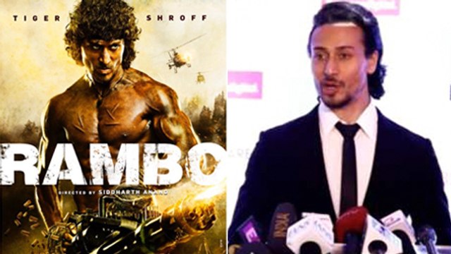 Tiger Shroff In RAMBO Sylvester Stallone FIRST LOOK Tiger Shroff REACTS