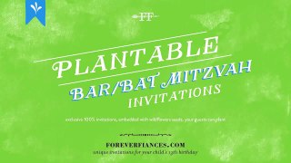 Bar Bat Mitzvah Invitations