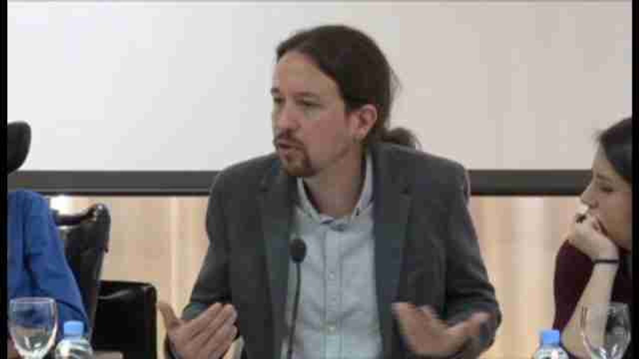 Pablo Iglesias: "Presentar esta moción implica enormes riesgos"