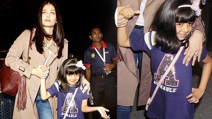 CUTE Aaradhya Bachchan With Aishwarya Rai EXICTED For Cannes 2017!