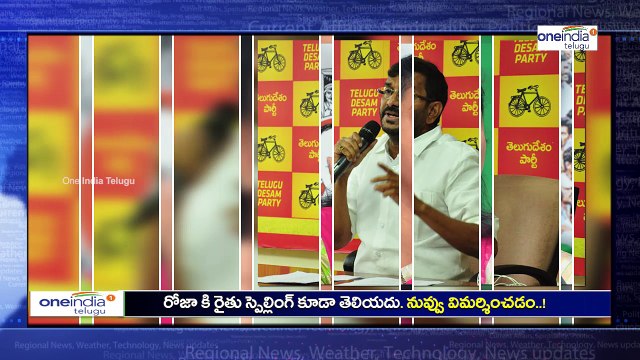 YSRCP MLA Roja Does't Know Even Farmer Spelling : Somireddy Chandramohan Reddy
