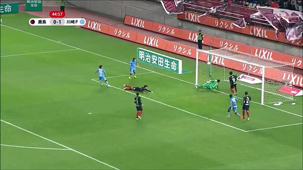 Kashima 0:2 Kawasaki (	Japanese J League. 19 May 2017)