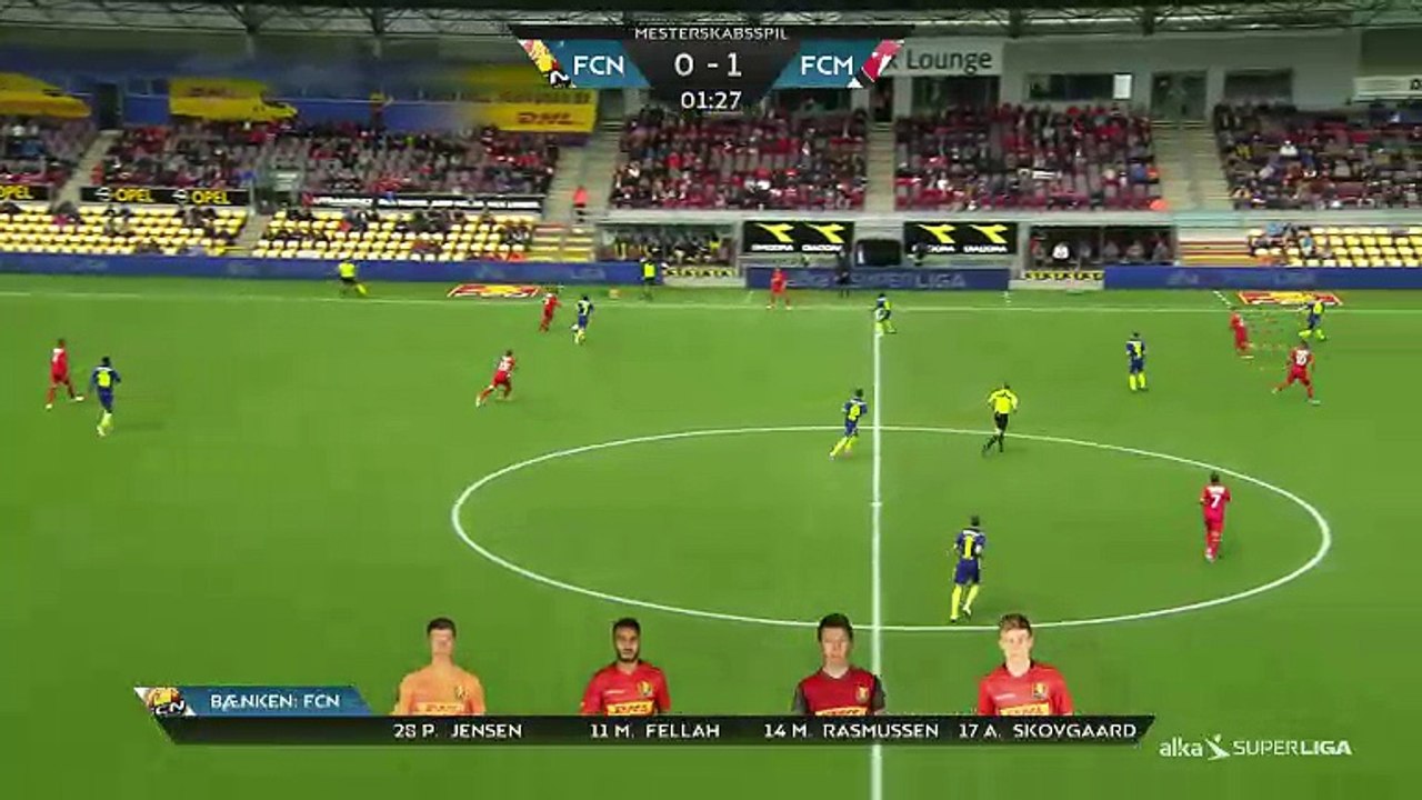 Paul Onuachu Goal HD - FC Nordsjaelland 0-1 FC Midtjylland 20.05.2017