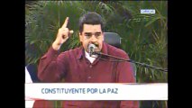 Nicolás Maduro: “Nada ni nadie me detendrá en darle el poder al pueblo a través de la Constituyente”