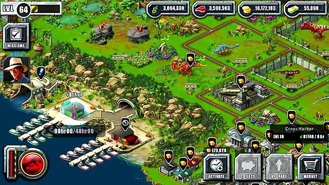 Castoroides!! Jurassic Park Builder GLACIER Tournament Android Gameplay HD | DroidCheat | Android Gameplay HD