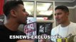 JESSIE VARGAS MEETS UZZY AHMED THE DACING BOXER EsNews Boxing