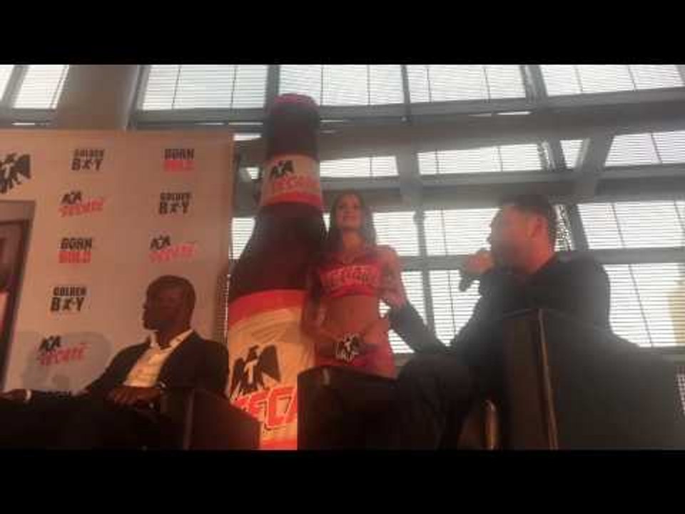 DE LA HOYA EXPLAINS HUNTER'S ROLE IN KHAN'S GAME PLAN; LEWIS RELATES TO KHAN THROUGH EMANUEL STEWARD