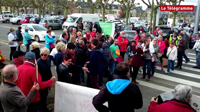 Landivisiau (29). Environ 400 personnes manifestent contre le projet de centrale au gaz