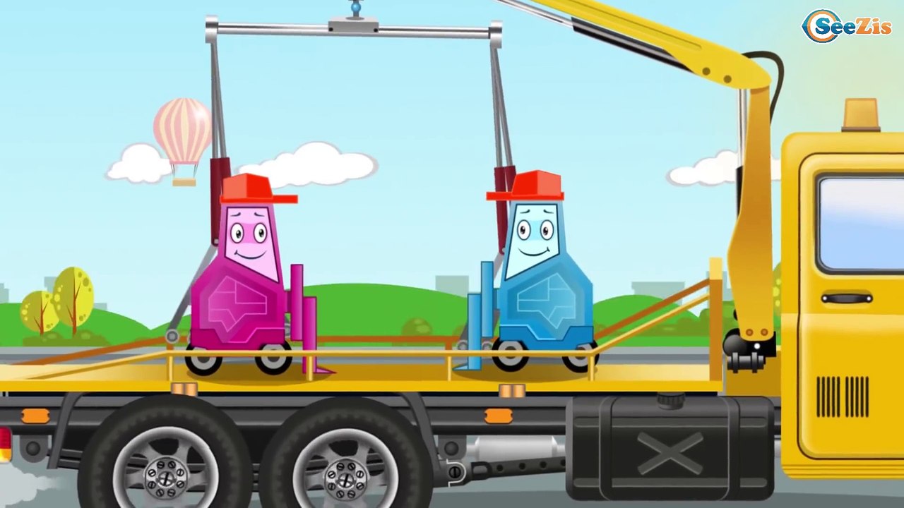 Ambulance Car w Police Car Rescue in the City NEW Real Race & Cars Animation Cars & Trains Cartoons