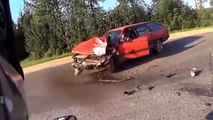 OMG _ FATAL CRASH MotorcycCAR [Scary Crash]