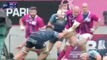 Sublime action de Parisse pour un essai de 90m du Stade Français