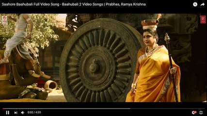 Saahore Baahubali Full Song from Baahubali 2 🎶
