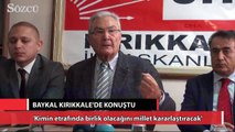 Deniz Baykal ‘başkan adaylığıyla ilgili’ konuştu