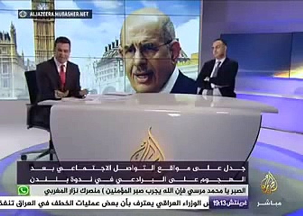 الجزيرة تستضيف البريطانية المصرية التي هاجمت البرادعي وأحرجته في لندن .. شاهد